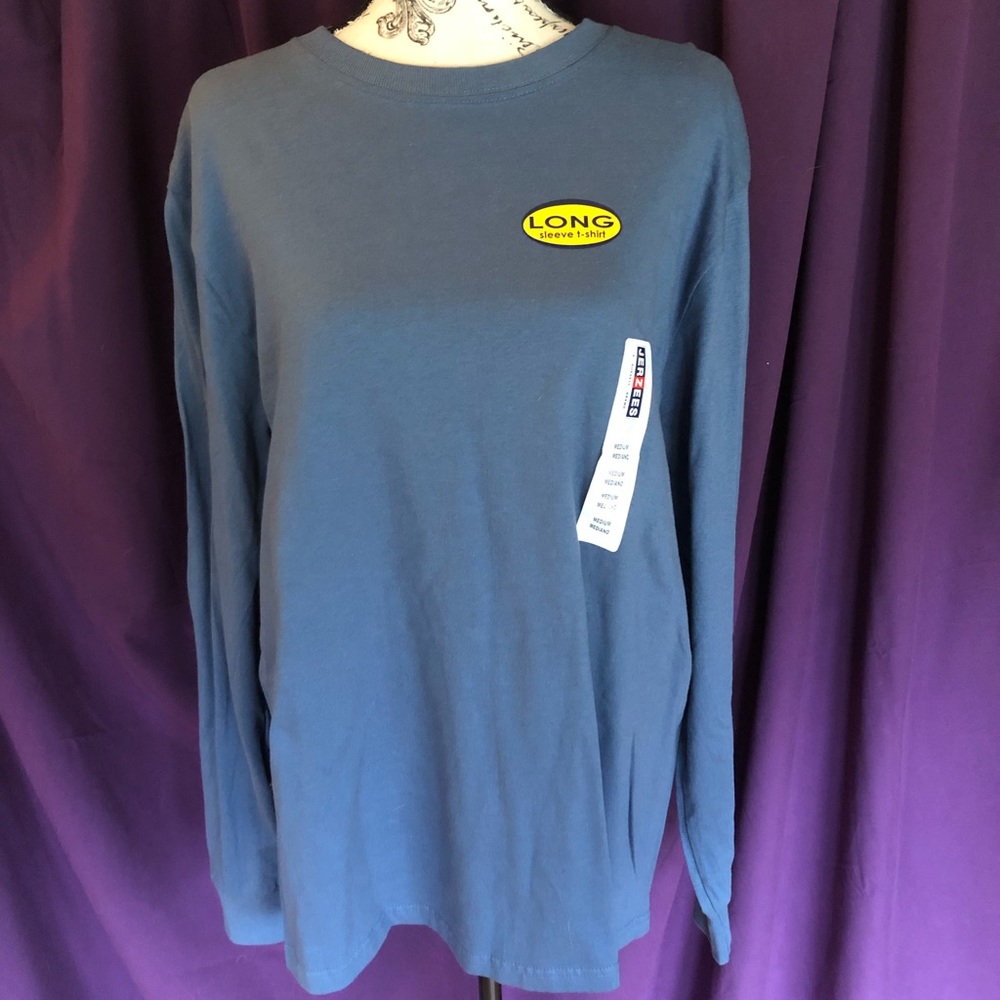 Blue men’s long sleeve t-shirt